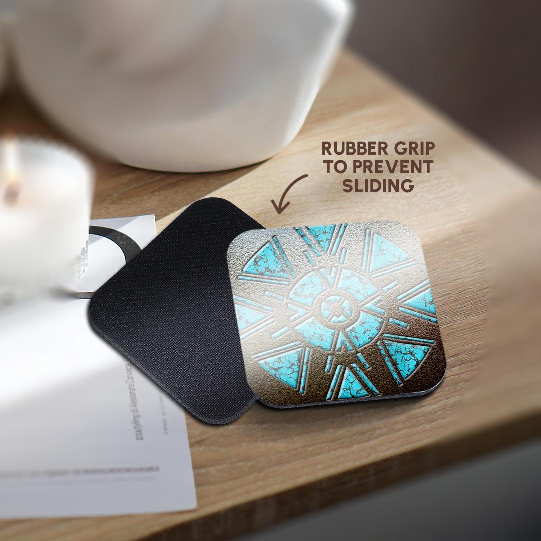 3dRose Spiritual Awakenings Native American - Designer One of A Kind Native American Art - Coasters (cst_108088)