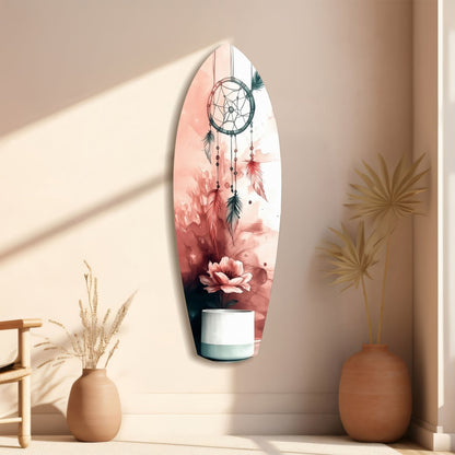 Dreamcatcher Glass Wall Art