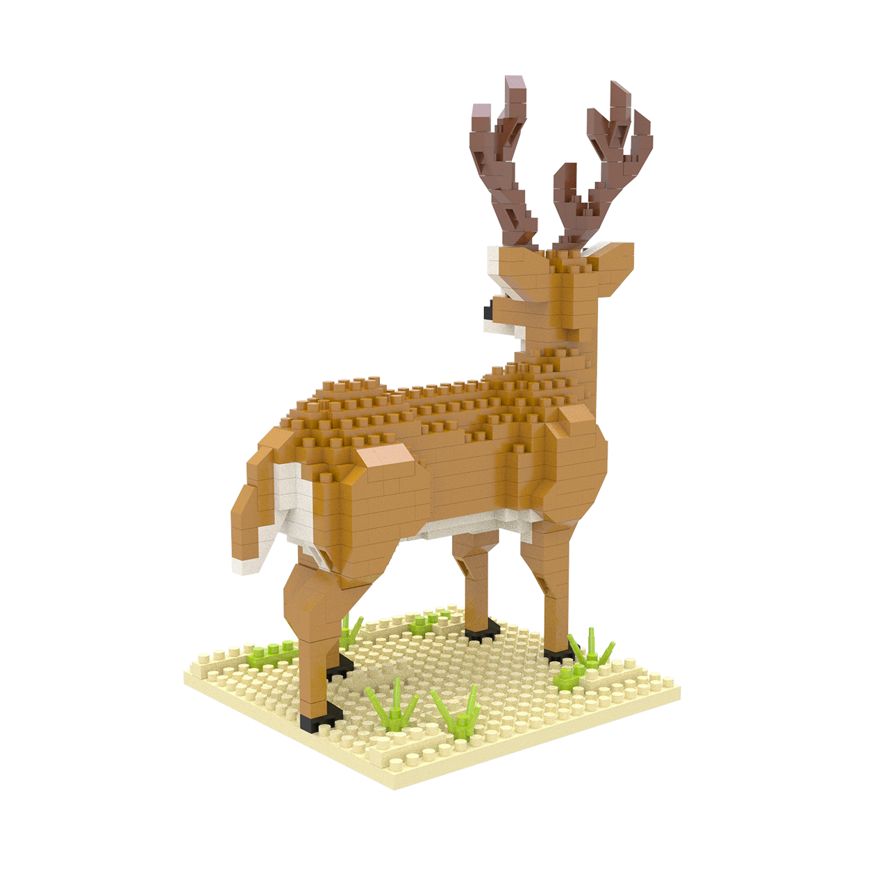 White Tail Buck Mini Building Blocks