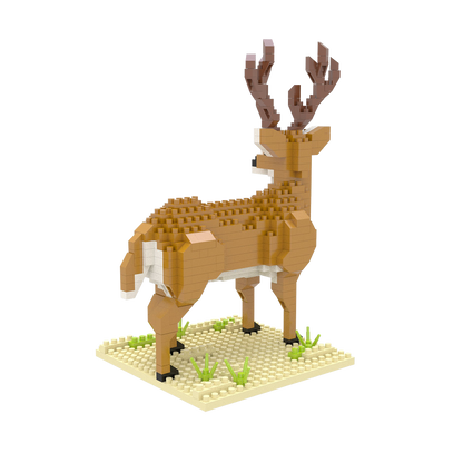 White Tail Buck Mini Building Blocks