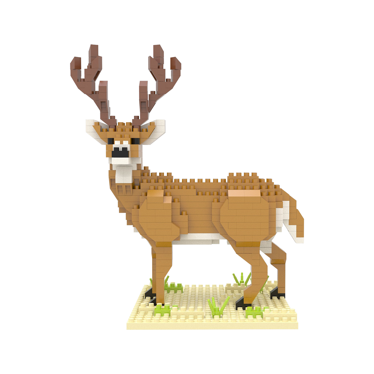 White Tail Buck Mini Building Blocks